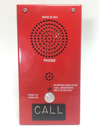 Wurtec 11-580 Series Line Powered ADA Emergency Telephone - Red Box Stye