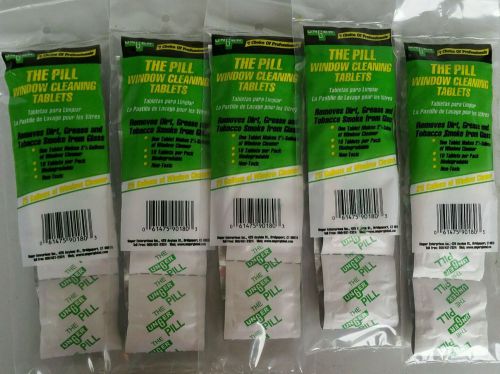 Lot of 50 Unger &#034; The Pill &#034; Window Cleaner Concentrate - 2.5 Gallons per Tablet