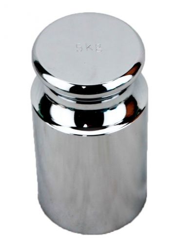 5 KG Cylindrical Chrome Calibration Weight - OIML-M1