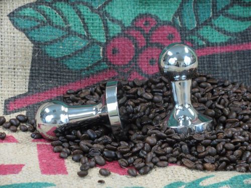 Espresso Tamper  -  Heavy Solid  Stainless Steel -Flat Bottom. 58 mm