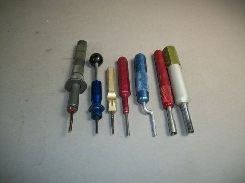 Lot of 7 Aircraft Connector Insertion-Removal Tool (#15)