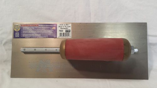 MARSHALLTOWN BROKEN IN STAINLESS DURASOFT HANDLE CONCRETE CEMENT TROWEL 11.5&#034;