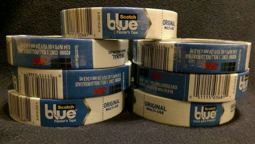 Scotch Blue Painter&#039;s Tape 7 ROLLS 0.94&#034; x 60 yds NEW #2090 (24mmx54,8m) Lot
