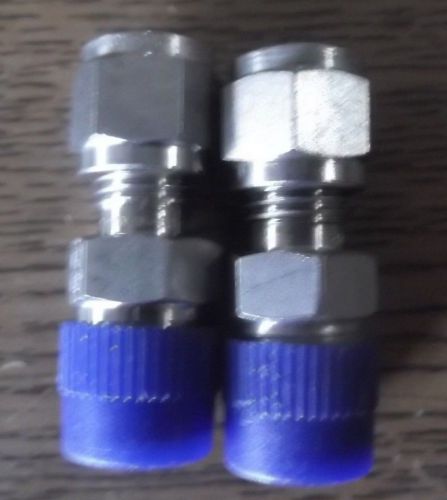 2 gyrolok hoke 1/4&#034; male connectors model 4cm4 swagelok cross ref 400-1-4 for sale