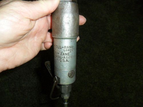Ingersoll Rand multi-vane size 00 die grinder collectible vintage machinist tool