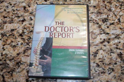 The Doctor&#039;s Report by Ben Lerner and Greg Loman Body By God DVD Chiropractor