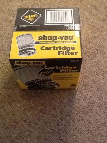 Shop Vac Wet /Dry Cartridge Filter 90304 New Sealed In Box.