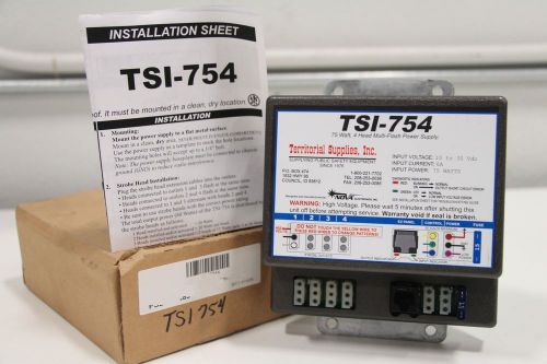 NIB Territorial Supplies TSI-754 75 Watt 4 Head Multi-Flash Power Supply