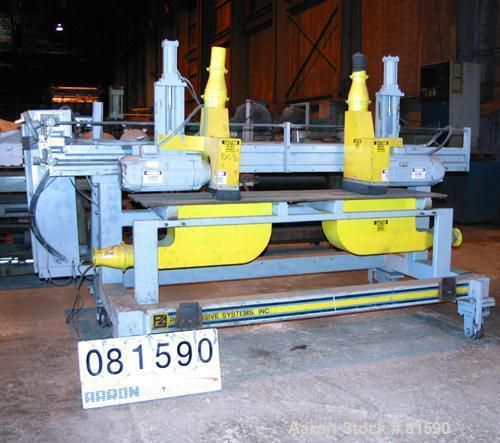 USED: Progressive Systems dual rip saw. Approximate 10&#039; wide area, (2) 14&#034; diame