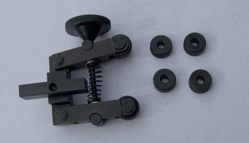 Knurling tool knurler knurl holder 3 sets of wheels &#034; new &#034; for sale