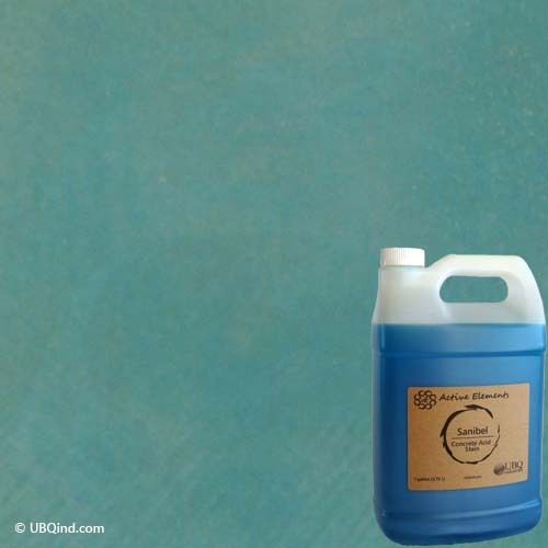 Concrete stain - active elements by ubqind - sanibel color - 1 gallon for sale