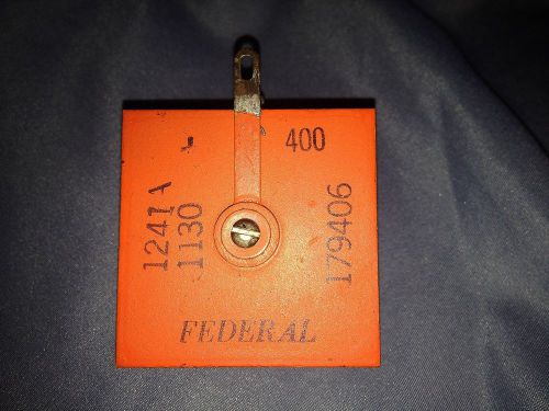 Vintage Federal Selenium Rectifier - 1241A - Orange - USED - VGC