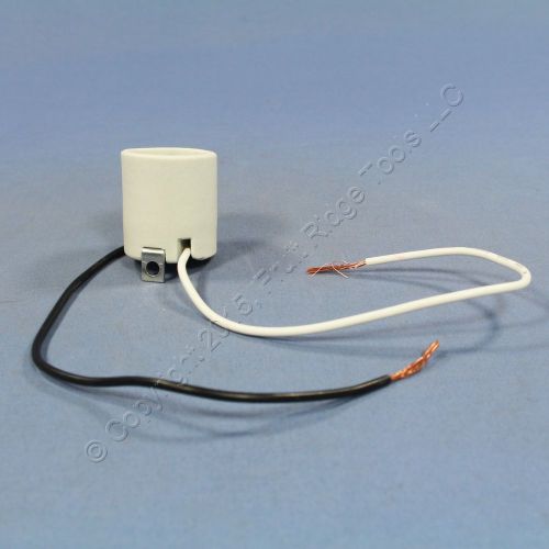 Leviton Porcelain incandescent Lamp Holder Bracket Light Socket 660W 8052-F