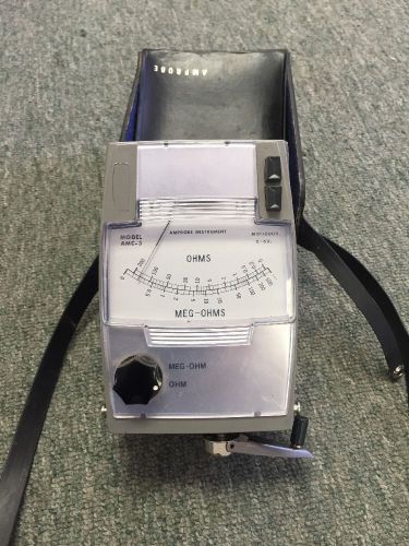 Amprobe Hand Crank Test Meter Model AMC-3