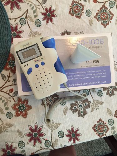 Angelsounds Fetal Doppler 3MHz Probe, Baby Heart Monitor, Backlight LCD, JPD100B
