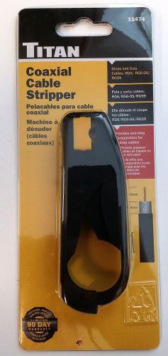 Titan 11474 Coaxial Cable Stripper