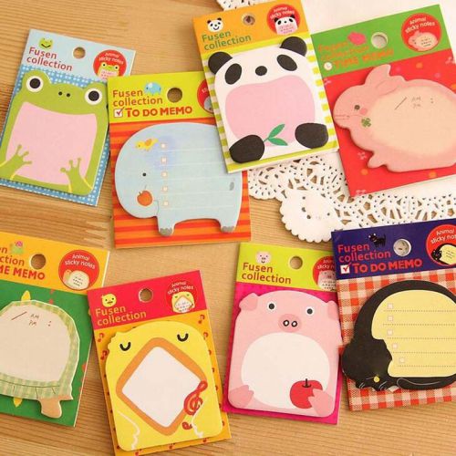 Animal Post-It Bookmark Sticker Office Point Marker Memo Flags Sticky Notes 1pcs