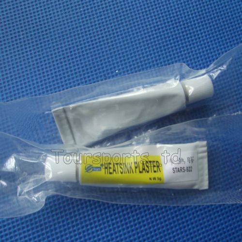 2pcs 5g Tube Heatsink Plaster Adhesive Glue For PC Hardware Parts IC