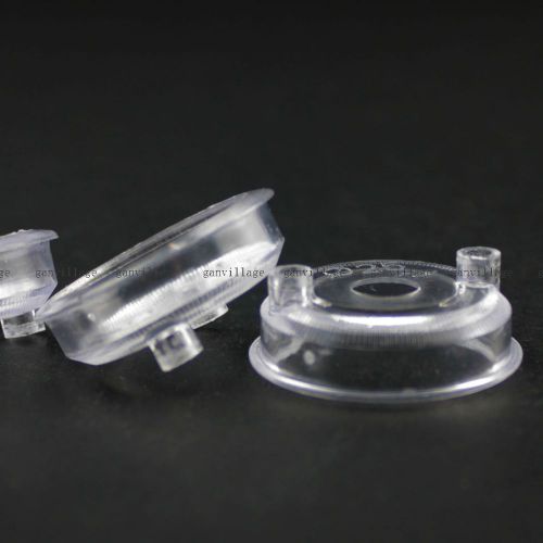 5X Plastic Transparent Potentiometer Knob Base Holder W/ Tick Mark Shaft Dia 1&#034;