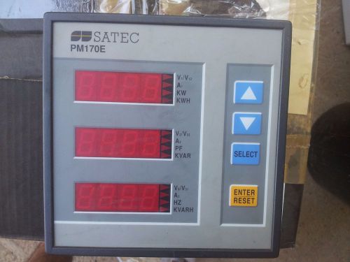 SATEC PM170E Communication Driver Power Meter Panel Display