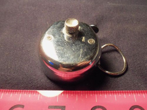 vintage silver metal counter - push button operation. Great condition.