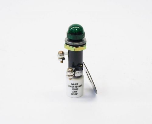 GE General Electric 116B6708G45A73G4 1900Ohms 10V 12.5W Green Indicating Lamp