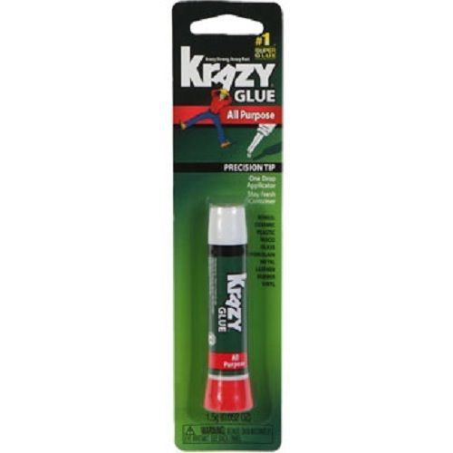 Original Krazy Glue Crazy Super Glue All Purpose Instant Repair .052 oz