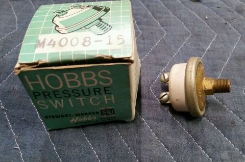 NEW HOBBS M-4008-15-C11 1/4IN NPT FITTING PRESSURE SWITCH D325321