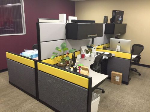 LOT OF 4 OFFICE CUBICLES/PARTITIONS Yahoo!