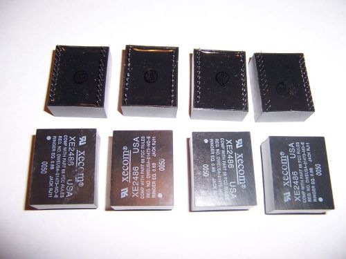 (lot of 8) Xecom XE2486 modems modules chips (22-pin)
