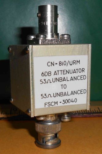CN-810/URM TELECTRO SYSTEMS CORP ATTENUATOR  TYPE BNC     NEW OLD STOCK