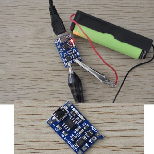 New Micro USB 5V 1A 18650 Lithium Battery Charger Board With Protection Module