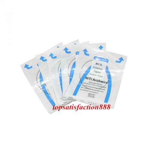 1Pack/10pcs Dental Orthodontic NITI Thermal Activated Rectangular Arch Wire All