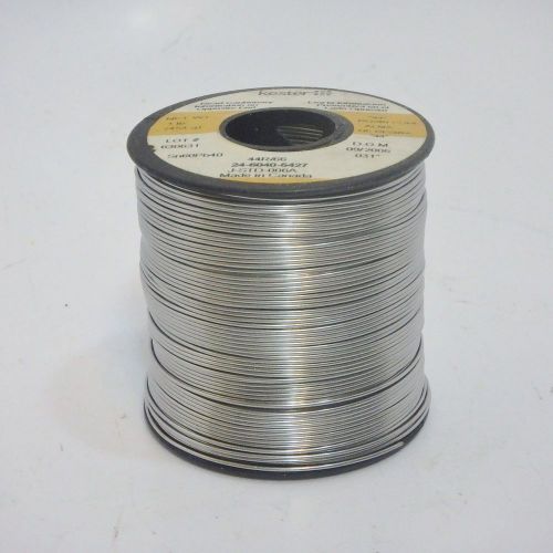 Kester 44 ra solder wire .031&#034; dia. core size-66 1 lb #24-6040-5427 for sale