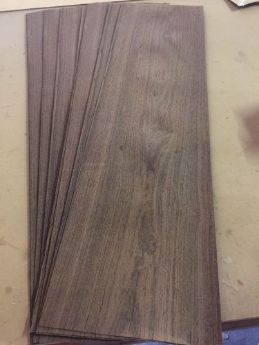 Wood Veneer Imbuya 11x40 12Pcs Total Raw Veneer &#034;EXOTIC&#034; IM1 9-3-15