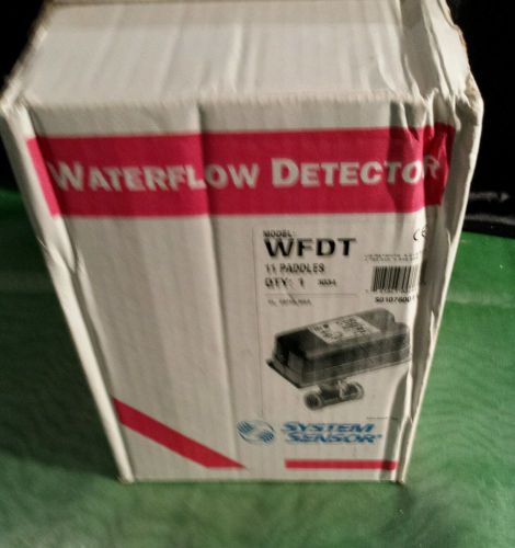 System Sensor Waterflow Detector model WFDT, 11 paddles. Brand New in Box.
