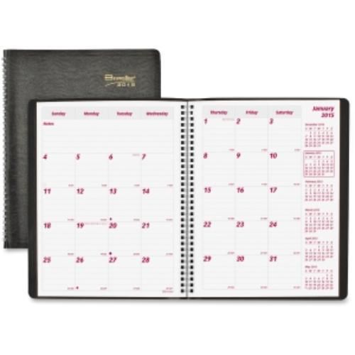 Rediform Plannerplus Monthly Planner - Monthly - 8.50&#034; X 11&#034; - 1.2 Year -