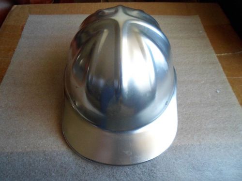 Vintage Willson Aluminum Hard Hat Style # 44 STC Super Tough
