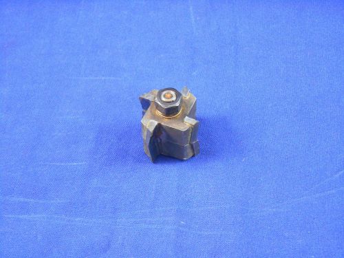 PAIR of Angled Shaper Cutters, 1/2&#034; Height, 3/32&#034; Radius, 1/4&#034; Bore, 1-3/8&#034; OD