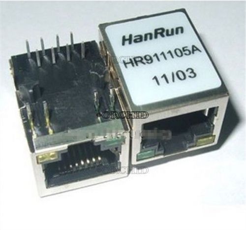 2pcs hanrun hr911105 hr911105a rj45 network transformer new #5493281