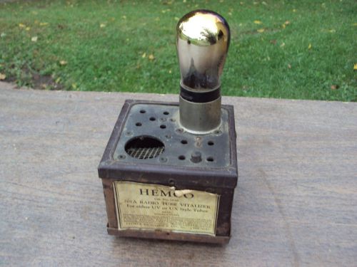 Antique HEMCO 201 A RADIO TUBE VITALIZER VINTAGE TESTER REJUVENATOR