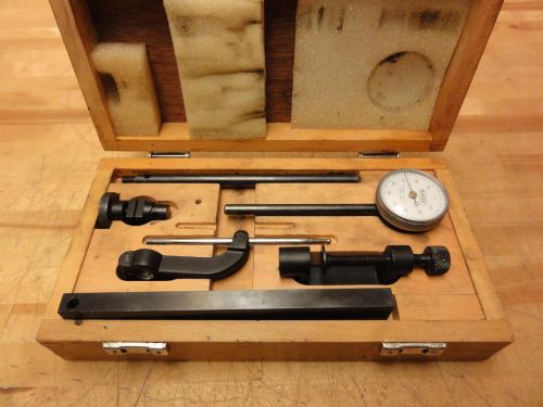 Baker Universal Dial Test Indicator Type A52 Set with Case .001&#034; - 0.10&#034; inspect
