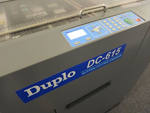 Duplo DC-615 - Slitter, Cutter, Creaser Paper Finisher