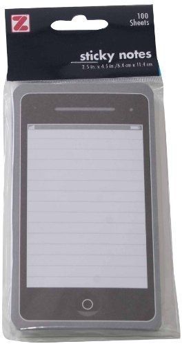 Advantus Sticky Tech Notes, 2-1/2 x 4-1/2 Inches, 100 Sheets, Phone Design