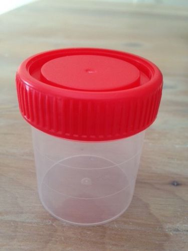 25 x plastic containers | specimen jars sterile  / craft storage / 60ml 2floz for sale