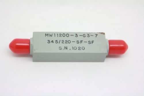 RF Microwave Band Pass Filter BPF 235-455MHz 345/220MHZ I.L&lt;0.5dB