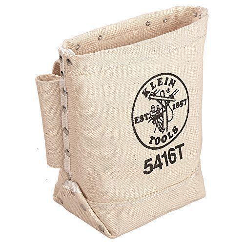 Klein Tools 5416T Bull-Pin and Bolt Bag, Canvas with Tunnel Loop