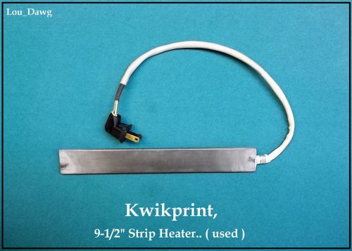 Kwikprint  Machine (  9.5&#034; Strip Heater  ) Hot Foil Stamping Machine
