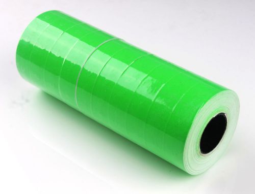 5000 X Labels Dual Lines Label Paper for MX-6600 Price Gun Labeller  Green
