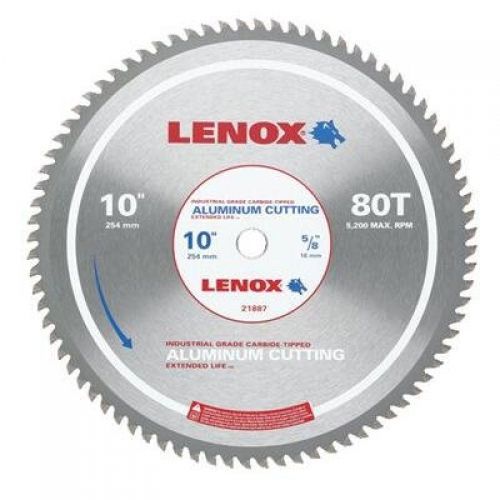 LENOX Tools Circular Saw Blade, Aluminum-Cutting, 10-inch, 80T (21887AL100080CT)